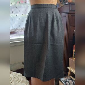 Vintage Levis Strauss & Co Bend Over Grey Pencil Skirt Size See Below